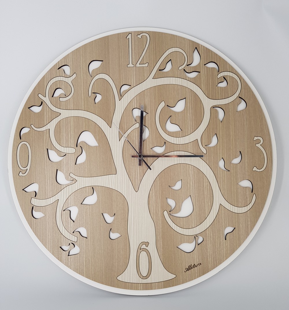 orologio da parete moderno albero della vita