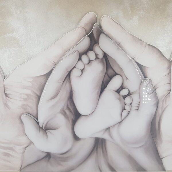 quadro capezzale moderno in legno con cornice artidea