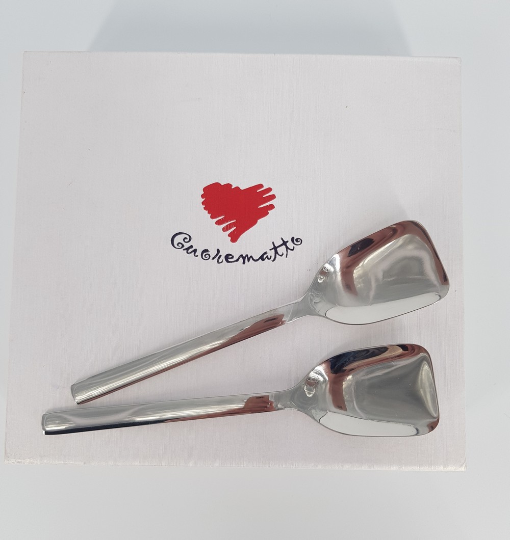 20 Cucchiai A Forma Di Cuore In Acciaio Inox 14,5 Cm, Posate Da Dessert E Caffè