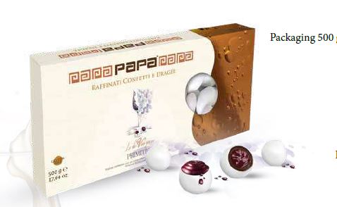 Confetto Pralina con cuore cremoso di vino conf. 500gr
