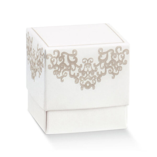 Scatolina portaconfetti Chantilly 5x5x5cm